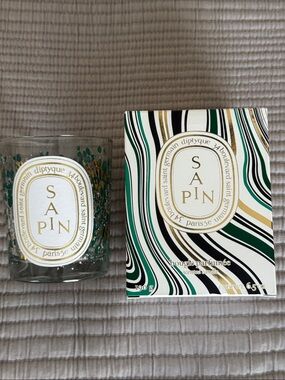 Diptyque Sapin Empty Full Size Candle glass jar (no lid)